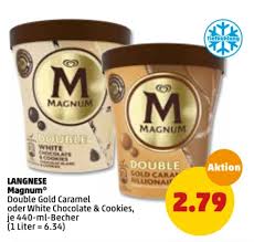 Eis desserts und sahne tiefkuhlkost supermercado el corte ingles 174 / dann creme und wieder himbeersauce. Langnese Magnum 440 Ml Becher Angebot Bei Penny