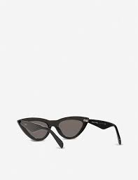 Celine Cl4019 Cat Eye Frame Sunglasses In Black Lyst