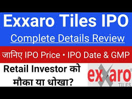 The issue was subscribed 22.65 times, with retail investors leading the fray. Exxaro Tiles Ipo Exxaro Tiles Ipo Review Exxaro Tiles Ipo Gmp Upcoming Ipo In August 2021 Youtube