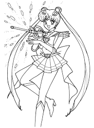 Coloring page sailor moon sailor moon. Sailor Moon Coloring Pages 100 Free Coloring Pages