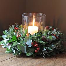 Yilbasi Masasi Cicekleri Noel Celengi Rustik Noel Noel Dekorasyonlari
