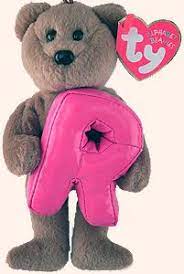 Learn to put letters in alphabetical order with this fun free activity. Alphabet Bear Ty Beanie Babies Beanie Baby Bears Names For Teddy Bears Baby Stuffed Animals
