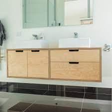 The bathroom vanity set comes already fully assembled. Birch Plywood Vanity Main Bathroom Bathroom Storage Solutions Diy Bathroom Vanity Diy Vanity
