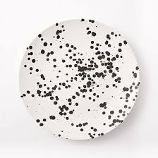 Black And White Plates Set Spotted Dinner Plates Set Of 4 Black White Dinner Plate Sets Modern Dinner Plates Dinner Plates