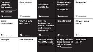 We make cards against humanity, a party game for horrible people. Letter Of Complaint Cards Against Humanity The New York Times