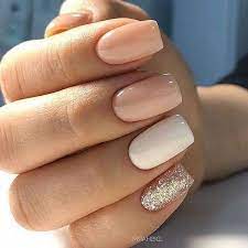 Especially if it matches your bouquet. Top 20 Wedding Nail Art Design Ideas Bridesmaids Nails Neutral Nails Square Nails