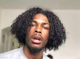 Curlyhair Curls Curlyhairproblems Darkskin Melanin Melaninpoppin Men Longhairmodels Longhairdontcare Longh Dark Skin Men Long Hair Models Hair Affair