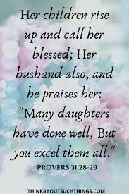 12 she does him good and not evil all the days of her life. Bible Verses For Mothers Day Cards Design Corral