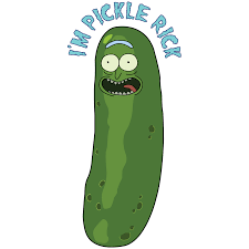 Pickle Rick Sticker By Ognjen White Background 3 X3 Rick And Morty Stickers Pickle Rick Tattoo Rick And Morty Poster