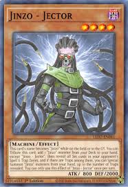 As with all cards released in the anniversary pack, this card's artwork is completely redrawn and given a different color scheme. Jinzo Jector Yugipedia Yu Gi Oh Wiki