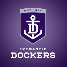 We Re The Mighty Freo Dockers Freo Way To Go Hit Em Real Hard Send Em Down Below Oh Freo Give Em The Fremantle Dockers Logo Shapes Fremantle Football Club