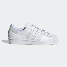 Adidas originals mens superstar foundation leather casual fashion sneakers. Women S Superstar White Shoes With Lace Jewels Adidas Us