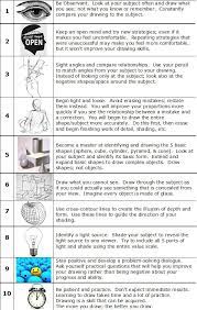 10 Strategies To Improve Your Drawing Art Handouts Art Basics High School Art Lessons