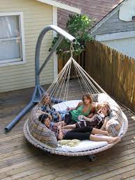 Hammock swing bed with stand. Daybed Outdoor Bed Canopy Bed The Floating Bed Co Outdoor Hammock Bed Outdoor Beds Outdoor Hammock