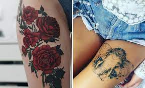 Thigh tattoos can be hidden when needed, or shown off when you want. 65 Badass Thigh Tattoo Ideas For Women Stayglam