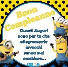 Buon Compleanno Con I Minions Cartoni Animati Buon Compleanno Compleanno Auguri Di Compleanno