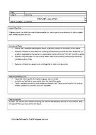 This Lesson Plan Provides Instructors With A 2 Hour Lesson Plan Focusing On Achieving Good Listening S Good Listening Skills Listening Skills Listening Lessons