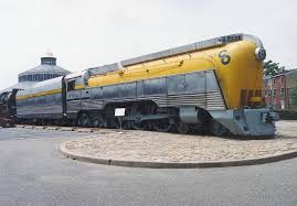 Image result for Federal Yellow 1956 Chesapeake and Ohio Railroad