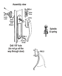 This may be caused by the latch plates shifting over time, due to thermal expansion. How To Install Or Replace A Storm Or Screen Door Handle Ideal Security Inc Knowledge Base