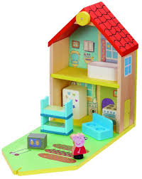 This is peppa pig family home by rotter creative group on vimeo, the home for high quality videos and the people who love them. Nickelodeon Playset Family House Peppa Pig 30 Cm Wood 7 Piece Twm Tom Wholesale Management