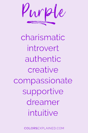 What does your favorite color say about your personality? Favorite Color Purple What Does It Say About You Colors Explained