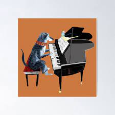 Posters sur le thème Chien De Piano | Redbubble