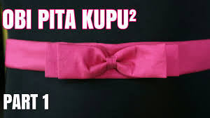Maybe you would like to learn more about one of these? Menjahit Sabuk Pita Kupu Kupu 1 Youtube