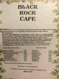 A powder made of them. Online Menu Of Black Rock Cafe Restaurant Pahoa Hawaii 96778 Zmenu