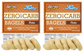 Zero net carbs per bagel means no blood sugar impact. Thinslim Foods Love The Taste Low Carb Bagels Plain 2pack Walmart Com Walmart Com