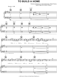 The Cinematic Orchestra To Build A Home Sheet Music In A Major Transposable Download Print Sheet Music Digital Sheet Music Twila Paris