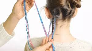 How To Braid Your Hair With Thread 12 Steps With Pictures