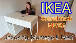Ikea schreibtisch micke, weiss (t:50cm,h:75cm,b:105) / inkl. Ikea Schreibtisch Micke 2021 Ideal Fur Kinder Im Homeschooling Click And Collect Kauf Youtube