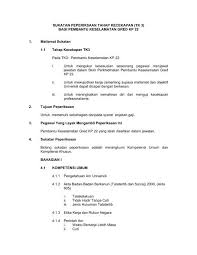 O menyampaikan arahan kerajaan, garis panduan dan contoh program. Pembantu Keselamatan Kp22 Tk3