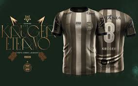 19 on brazilian serie a. The New Gold And Bronze Coritiba Jersey