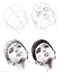How to draw a realistic face part 1/6: How To Draw A Face 25 Step By Step Drawings And Video Tutorials