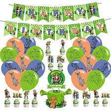Split your shrek birthday party area in two parts: Yizeda Shrek Birthday Party Supplies Shrek Theme Birthday Decorations For Boys And Girls Include Happy Birthday Banner Cake Topper Cupcake Toppers And Latex Balloons Wantitall