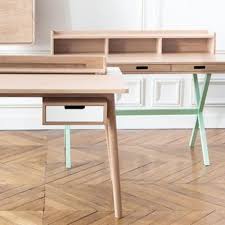 Honore Bureau Chene 70 X 140 Cm Bureau Chene Decoration Maison Et Bureau