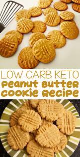 3 Ingredient Peanut Butter Keto Cookies Recipe Low Carb Peanut Butter Keto Cookie Recipes Low Carb Peanut Butter Cookies
