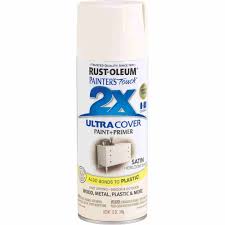 With a gloss black original paint job, rustoleum's gloss black is a nice match. Rust Oleum Painter S Touch 2x Ultra Cover 12 Oz Satin Paint Primer Spray Paint Heirloom White Channellock