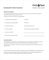 Fill out, securely sign, print or email your wire transfer blank template form instantly with signnow. Free 12 Sample Wire Transfer Forms In Pdf Word Excel