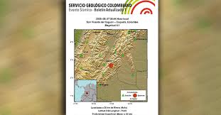 #siatanoticias | la red sismológica nacional de colombia @sgcol reportó un evento sísmico de magnitud 5.0 localizado en betania (antioquia), con profundidad de 95 km. Temblor En Colombia De Magnitud 4 0 Hoy Jueves 27 Agosto 2020 Terremoto Sismo Epicentro San Vicente Del Caguan Caqueta En Vivo Twitter Facebook Www Sgc Gov Co Educacionenred Pe