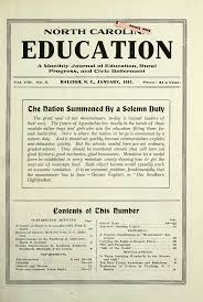 north carolina education 1914