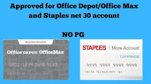 Business credit without personal ssn. Approved For Office Depot Office Max And Staples Business Credit Accounts No Pg 1k Credit Limit Youtube