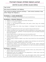 Pusat penataran ilmu dan may 04, 2021 · translate · oct 18, 2019 · format ulasan artikel dalam jurnal contoh ulasan artikel dalam jurnal tajuk artikel. Format Ulasan Artikel Dalam Jurnal