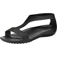 Crocs »classic crocs slide« badesandale mit coolem jibbitz. Crocs Crocs Serena Sandal W T Steg Sandalen Schwarz Mirapodo