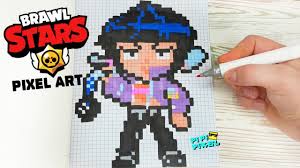 How to draw max brawl stars pixel art. Youtube Video Statistics For Bibi Brawl Stars Risunki Po Kletochkam Pixel Art Noxinfluencer