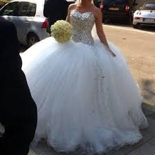 Full Sparkled Bodice With Huge Tulle Skirt With Dripping Rhinestone And Sparkles Ball Gowns Wedding Wedding Dresses Dream Wedding Dresses