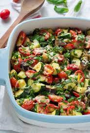 Tomato Eggplant Zucchini Bake Zucchini Recipes Healthy Eggplant Zucchini Vegetable Recipes
