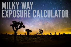 Milky Way Exposure Calculator Lonely Speck