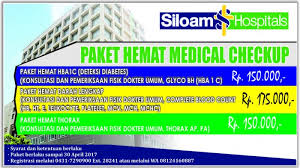 Belirli yaş dönümlerine özel paket programlar. Siloam Hospitals Manado Paket Checkup Harga Promo Periksa Diabetes Darah Lengkap Paru Paru Tribun Manado